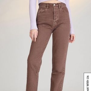 Pacsun eco chocolate dad jeans